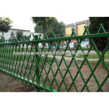 Eco-friendly ne rouille jamais vert belle clôture métallique